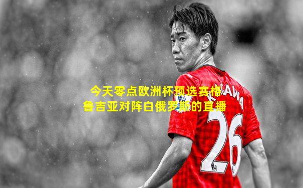 今天零点欧洲杯预选赛格鲁吉亚对阵白俄罗斯的直播