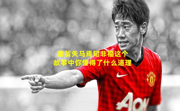 塞翁失马焉知非福这个故事中你懂得了什么道理
