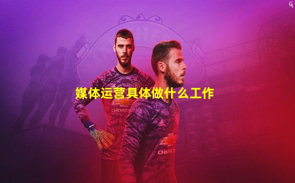 媒体运营具体做什么工作