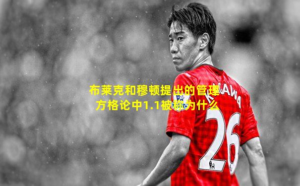 布莱克和穆顿提出的管理方格论中1.1被称为什么