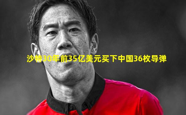 沙特30年前35亿美元买下中国36枚导弹