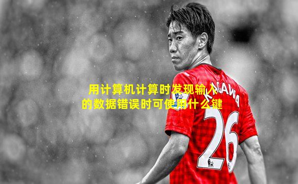 用计算机计算时发现输入的数据错误时可使用什么键