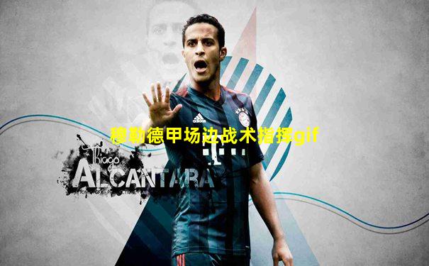 穆勒德甲场边战术指挥gif